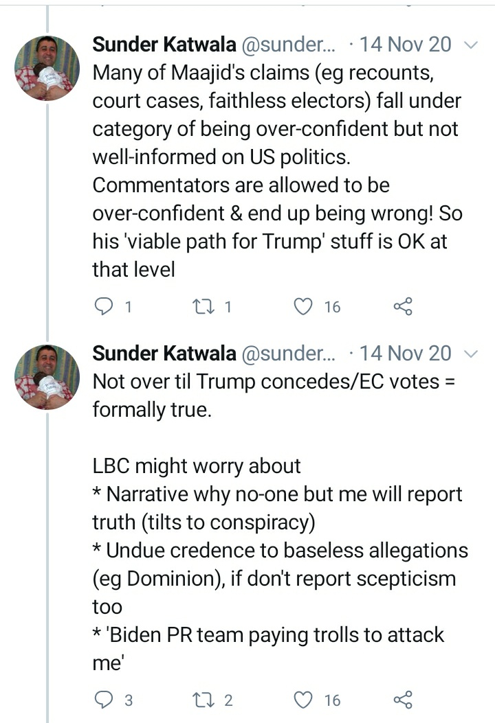 There is an important distinction between crap political punditry (which can be criticised, but is ok) and the more dangerous conspiratorial thinking, getting sucked into spreading misinformation & never checking who sources are, never correcting mistakes