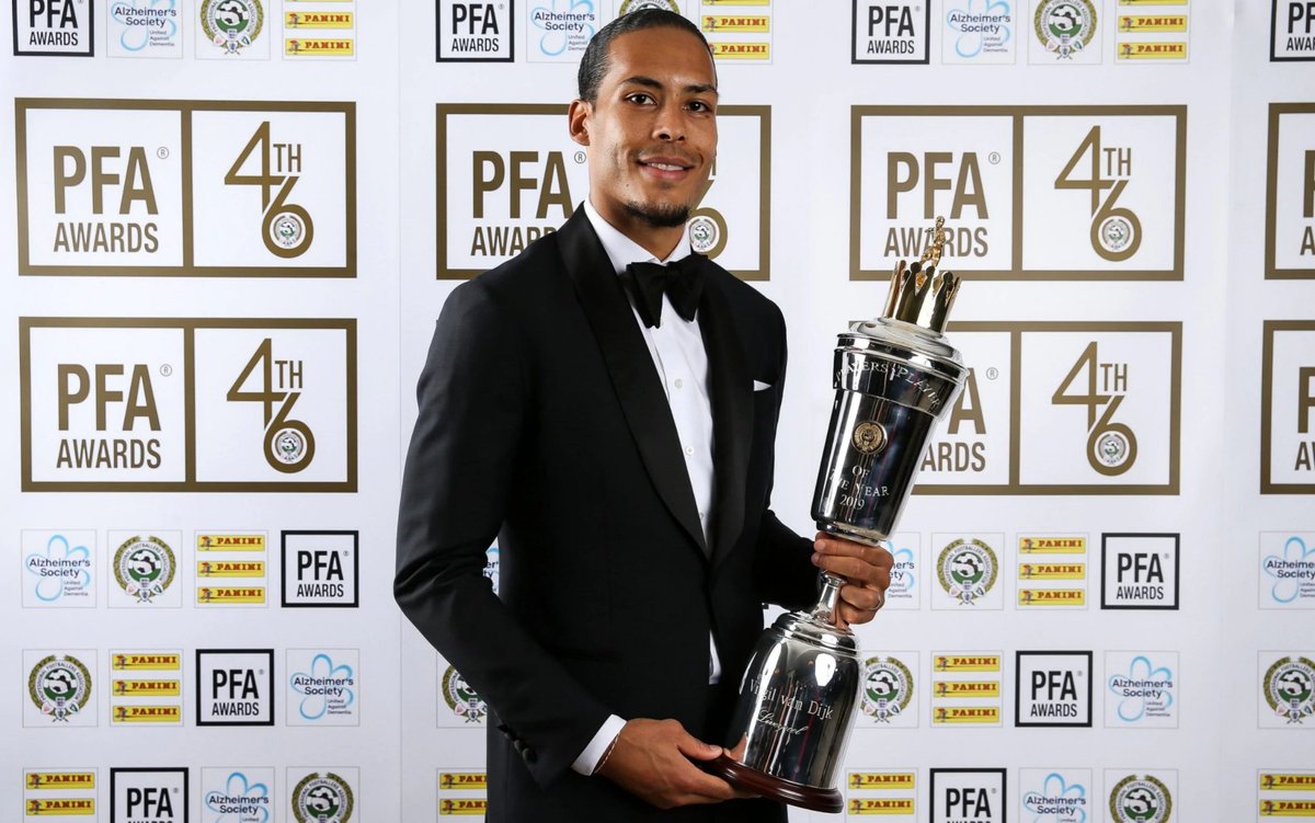 VVD 18/19 PFA POTY season Opening 13 games in the prem 8 clean sheets 5 goals conceded VVD UEFA DOTY + POTYOpening UCL Group Stage matches 2 clean sheets 7 goals conceded Total Trophies won in season = 1UCL was won