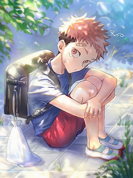季節感まる無視ショタゆじ(何故か上履きver 