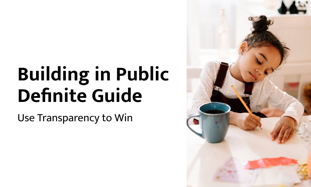 I'm working on a new project: A free guide dedicated to Building in Public Thread:  on why I'm spending time on this and how I'm going to do it.  #BuildinPublic  #BuildinginPublic