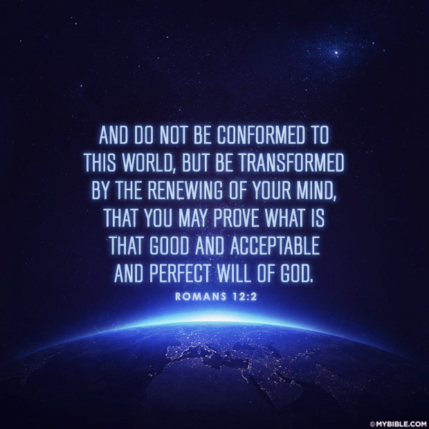 appendnetwork's tweet photo. We need to be open to how the Lord will renew our minds. It is written, "Do not conform to the pattern of this world, but be transformed by the renewing of your mind. Then you will be able to test and approve what God’s will is—his good, pleasing and perfect will." (Romans 12:2) https://t.co/znoF8qrvHL