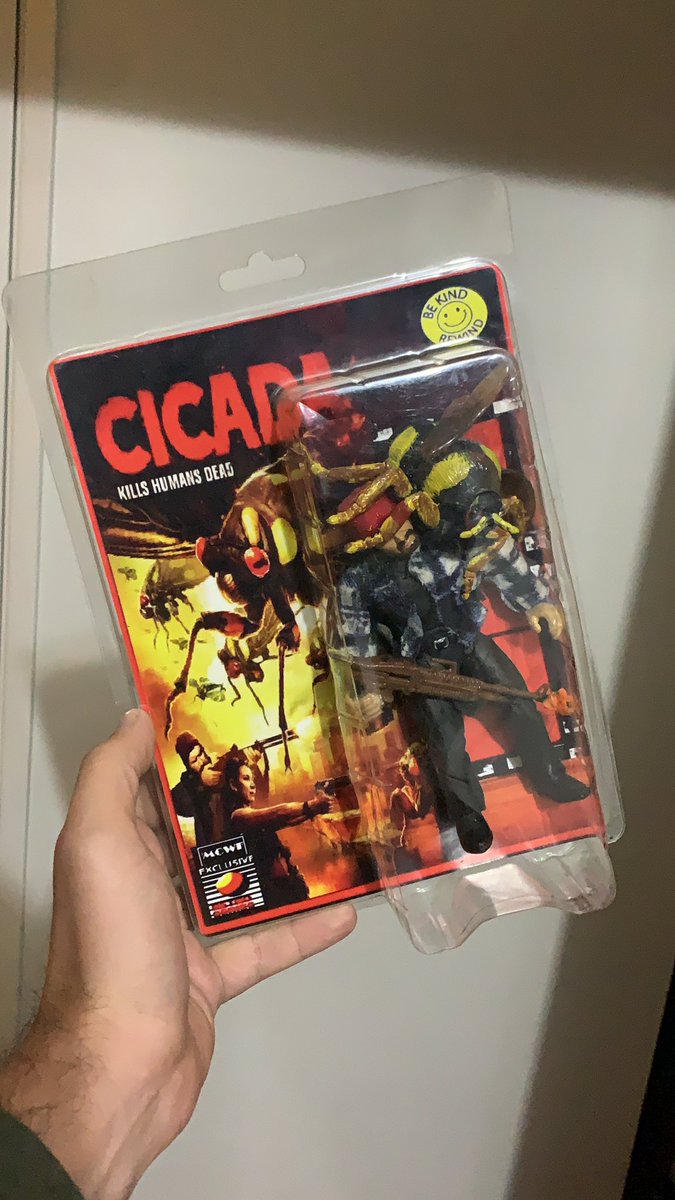 CicadaTheMovie's tweet photo. HOLY SHIT! This is the coolest thing we’ve ever seen. Thanks for putting it together @MCWFCUSTOMS ! #dontbeafraida #ACTIONFIGURES #cicadathemovie https://t.co/HgC4T5aQIR
