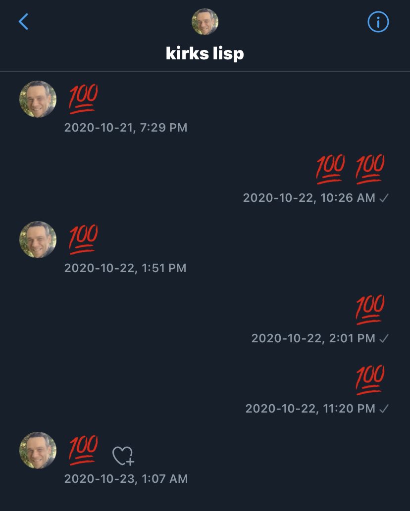 BAFORDFONZ's tweet image. Lisp was electric in the DMs