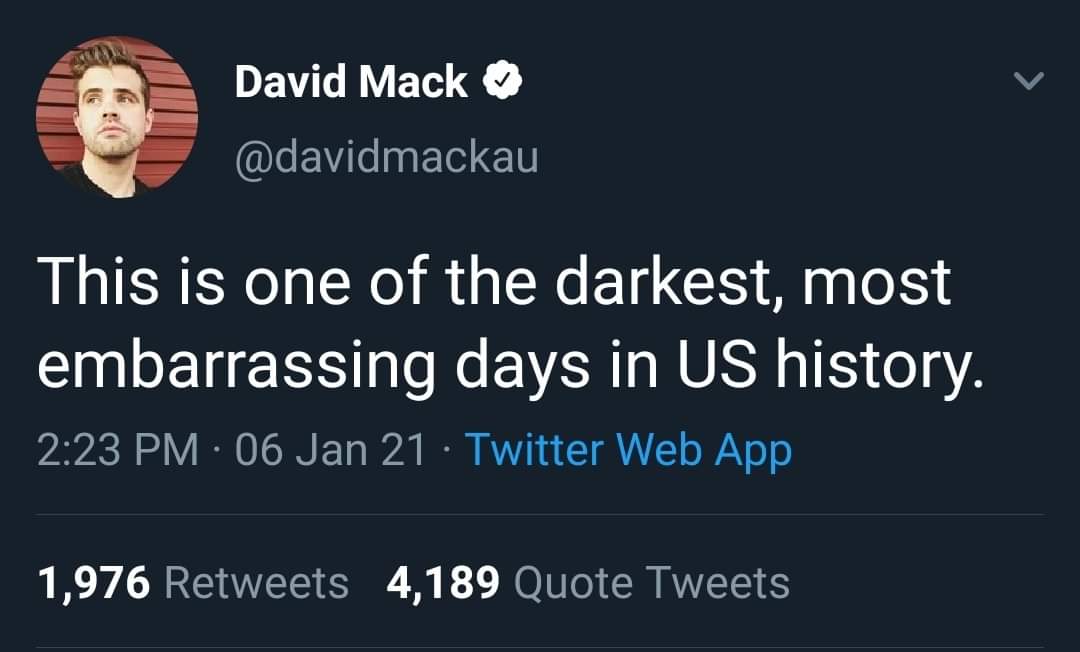 XperienceJ's tweet photo. Ummmm 👀😬 somebody come lend Davey their firestick so he can get all caught up on the first few seasons of 'Murica. Think he skipped a few episodes. 🥴🥴🥴
#netflixbelike
#areyoustillwatching https://t.co/SU9tIvJWTy
