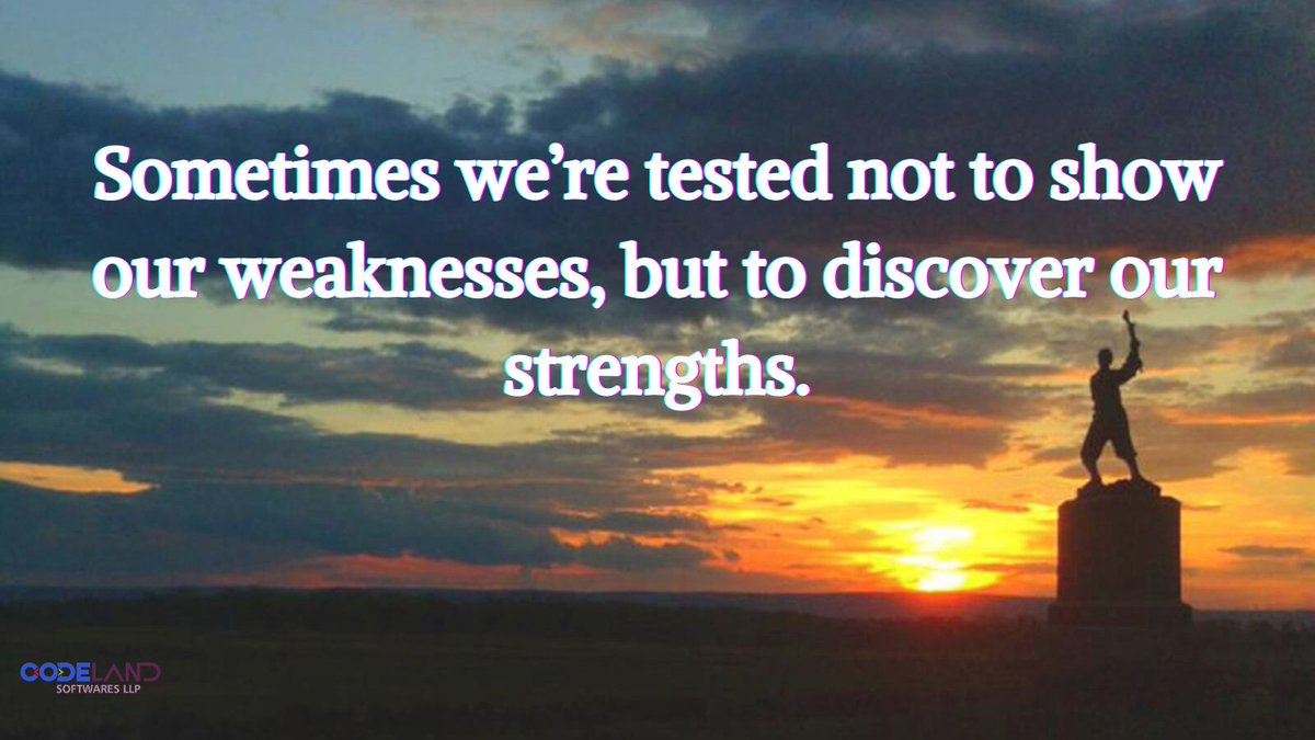 #ThursdayThoughts #ThursdayMotivation #ThursdayMorning #GoodMorning #Weakness #Strengths