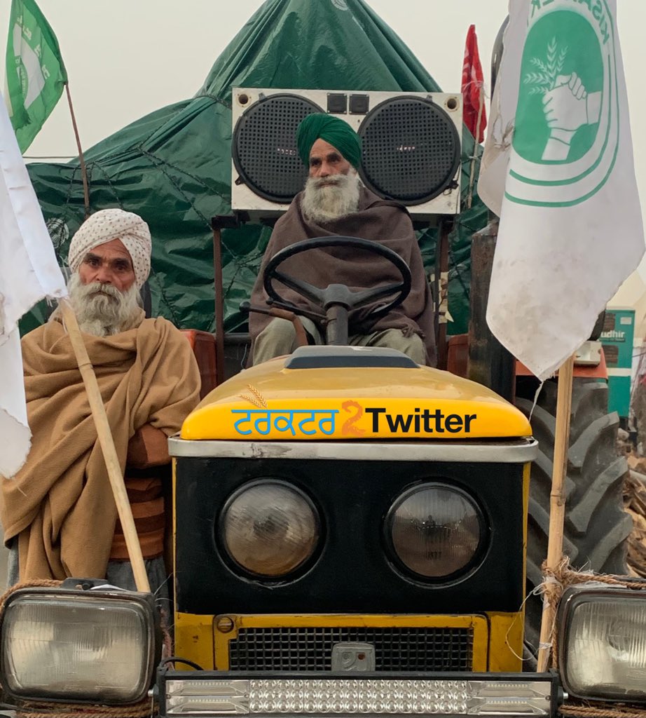 Tractor2twitr's tweet photo. Today’s #TractorMarchDelhi will start at 11 AM.

Tractors from Kundli &amp; Tikri will march on KMP Expressway &amp; come back to their respective locations.

Farmers are on Tractors &amp; we are on Twitter.
Lets take it to next level with #Tractor2Twitter https://t.co/jFrzWRlsKj