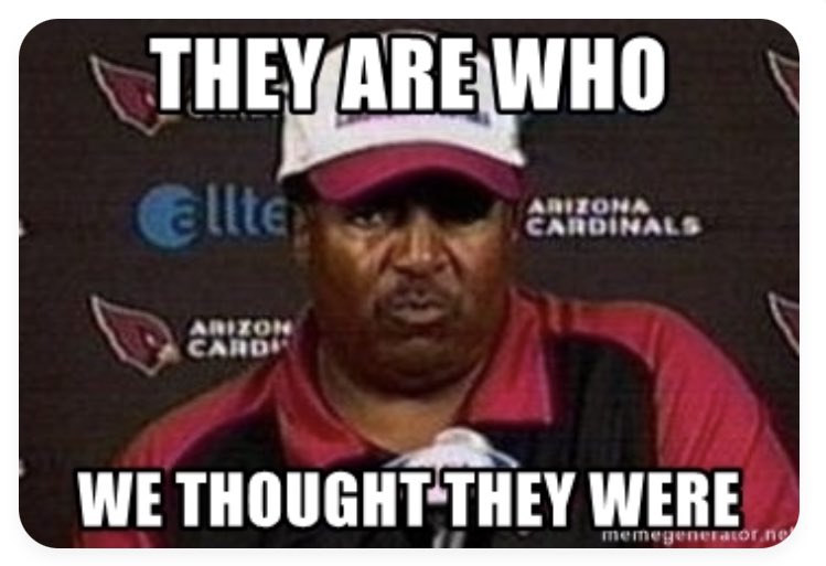 No need to feign surprise...