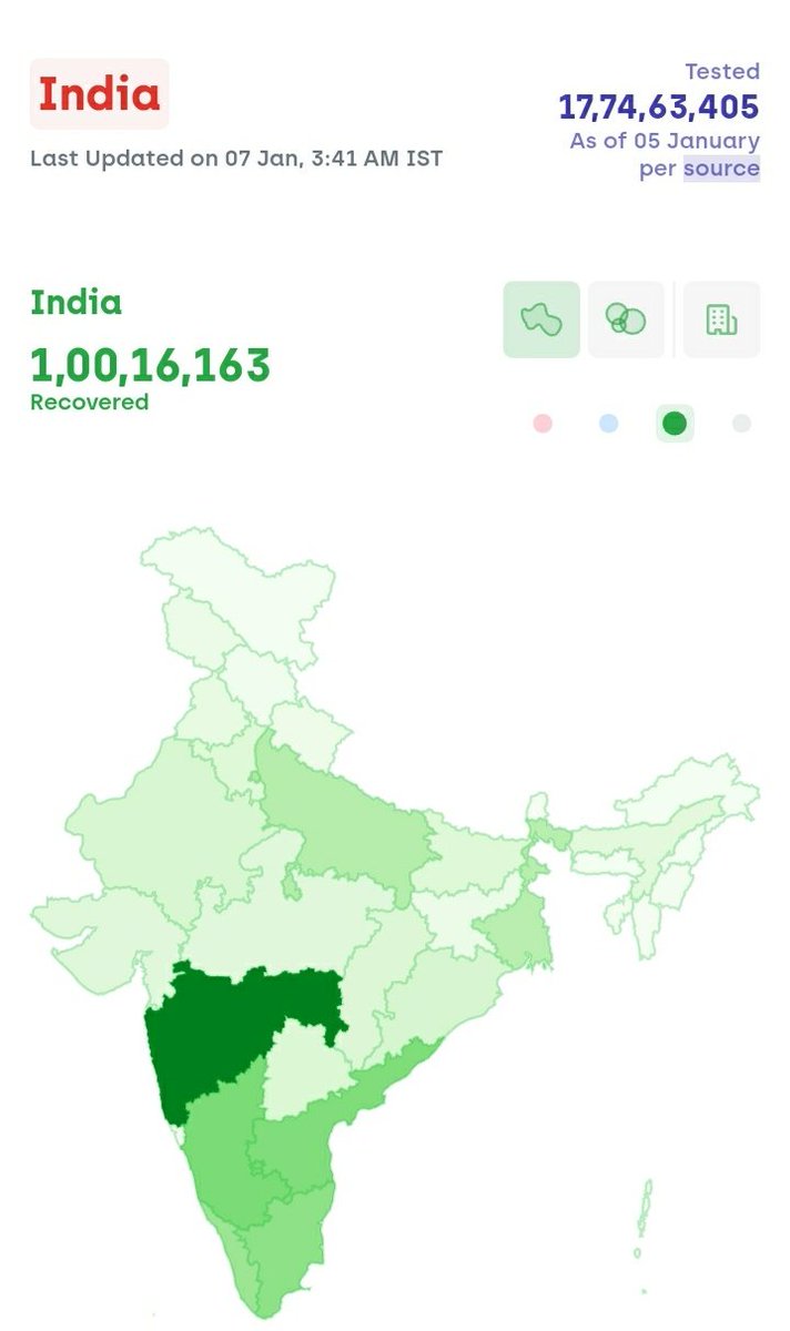 covid19indiaorg's tweet photo. #1Cr recoveries -
From the sombre moment of losing 1.5L persons to Covid19 to the solace of 1 Crore recoveries.
These scars of loss, journeys to recovery and months spent trying to evade an invisible threat will be etched in our collective memories for long.
#genC19 https://t.co/rPG9SZ9AFM