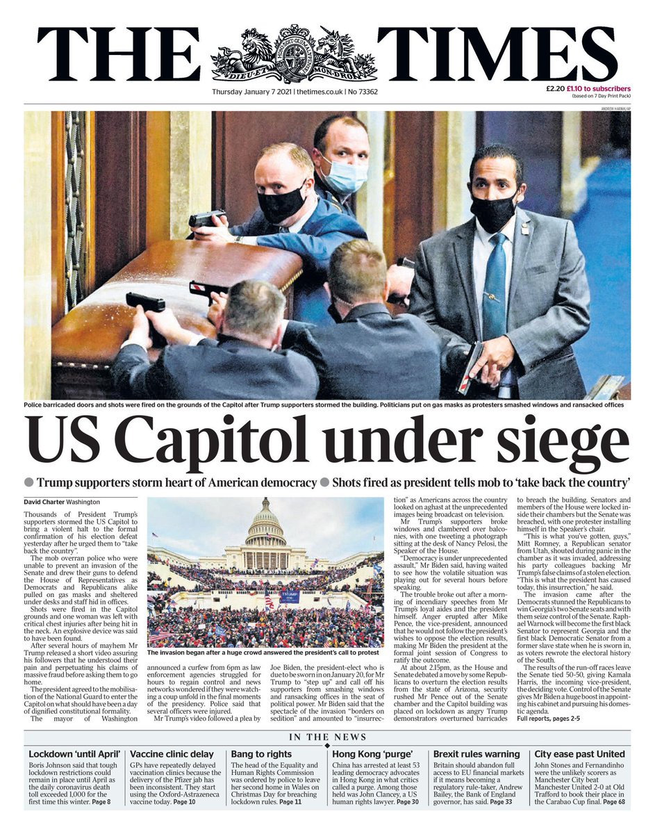 TooMuchMe's tweet photo. The foreign papers are starting to come out. This is The Times in the UK.

Remember when Trump promised to make the world "respect" us again? https://t.co/pCi2UN7U1G