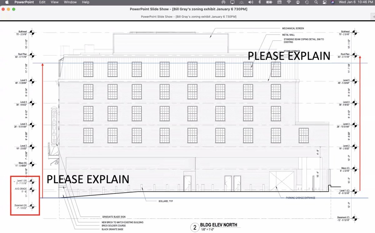 Over 30 mins now, this NIMBY has been at it.Here is his latest slide.PLEASE EXPLAIN