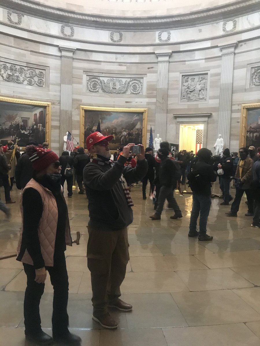 When they got inside the two security guards that had been guarding the door were lying prostrate on the ground. They found it odd that only two guards had been guarding that door.