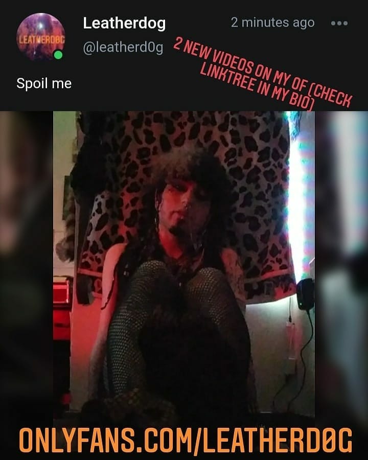 leatherd0g's tweet photo. 2 NEW VIDEOS ON MY OF CHECK IT OUT IN MY LINKTREE IN MY BIO!!

#goth #femmeboy #gothgirl #gothboy #gothgoth #gothof #leatherdog #leatherd0g #tattoosandpiercings #gothmakeup #tradgoth #tradgothboy #tradgothgirl #fishnetstockings #piercings #of #gothaesthetic #alt #alternative https://t.co/2zzxcQsrr8