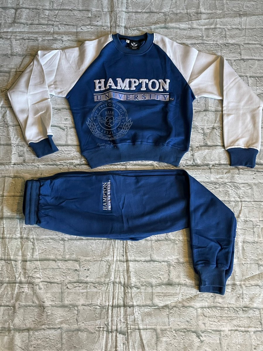 ALCollection's tweet photo. Just added to website #newarrivals #ALCollectionXULA (women sweatshirt is cropped for xula & hampton) #ALCollectionHampton #ALCollectionMorehouse sweatsuits #xula1925 #hamptonuniversity #morehousecollege #hbcu #blackexcellence https://t.co/QfS91pyNsC https://t.co/DRPuenptRk
