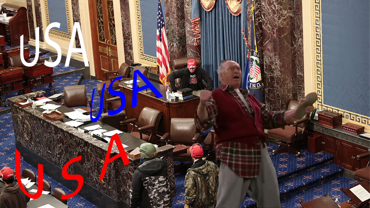 ohhiitsrosemary's tweet photo. found the leader of the #USCapitol pROtESt https://t.co/uWb6mGFbq3