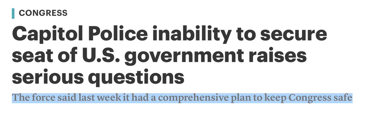 Apparently there was a plan: https://www.rollcall.com/2021/01/06/capitol-police-inability-to-secure-seat-of-u-s-government-raises-serious-questions/