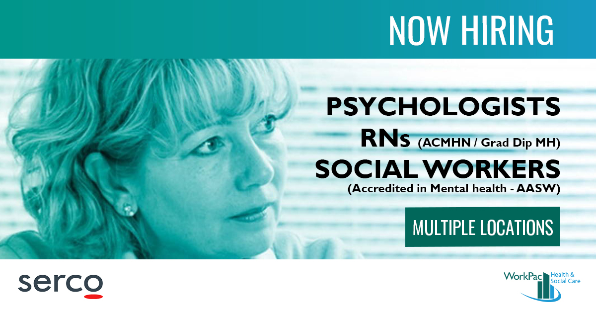 BRCRecruitment's tweet photo. Recruiting #Psychologists #RNs &amp; #SocialWorkers, for positions servicing Open Arms, the mental health branch of the Dept of Veteran Affairs (off Base). Competitive $ | 3/5 mth fixed term contracts | Jan start | ACT, NSW, VIC, TAS, SA, NT or WA. Interested?https://t.co/bslGWvpWGG https://t.co/19KH37joTo