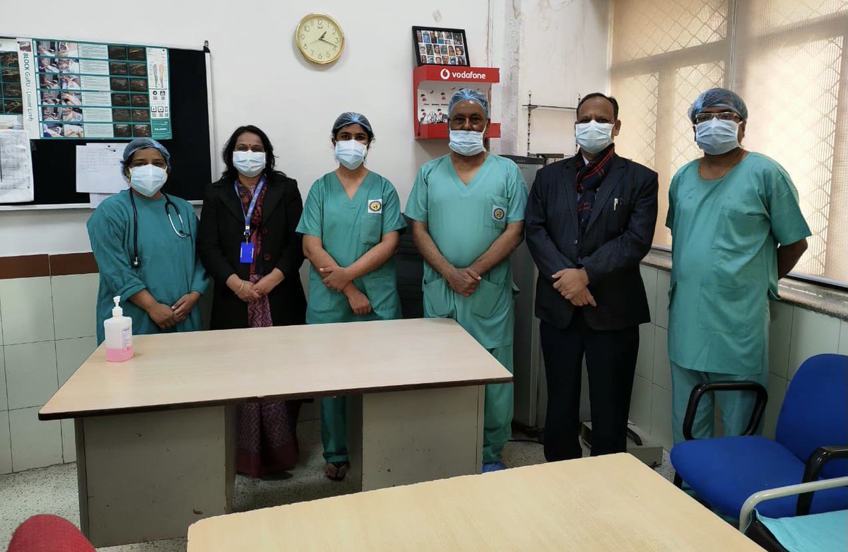 BalNehru's tweet photo. Ist cochlear implant surgery done at CNBC by Dr. J. C. Passey, Dr. Neha and her team under the leadership of Dr. B. L. Sherwal, Director CNBC on 06.01.2021. https://t.co/UAZODA2kda