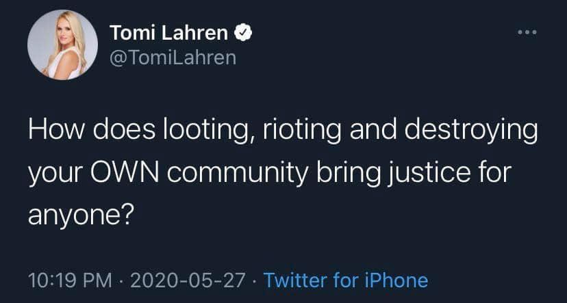 tinamedwards15's tweet photo. What was that again @TomiLahren? https://t.co/rLcBFd2eSA