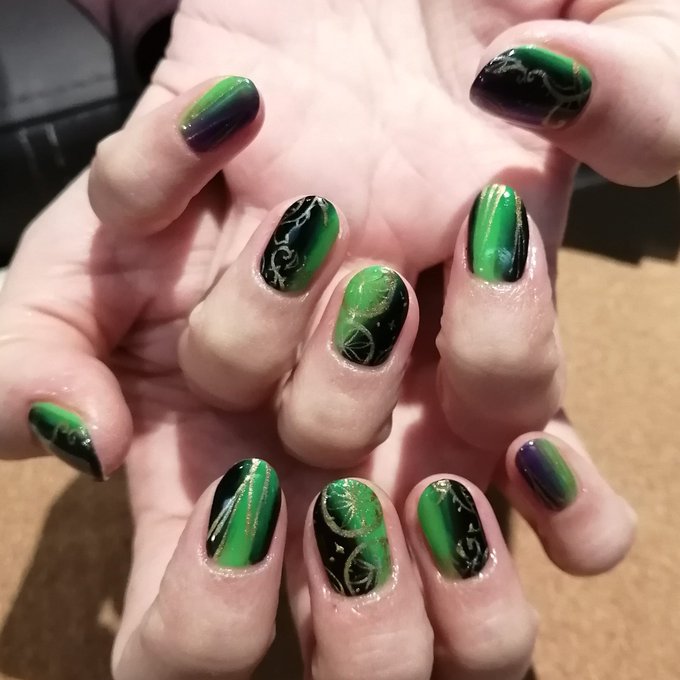 痛ネイルのtwitterイラスト検索結果