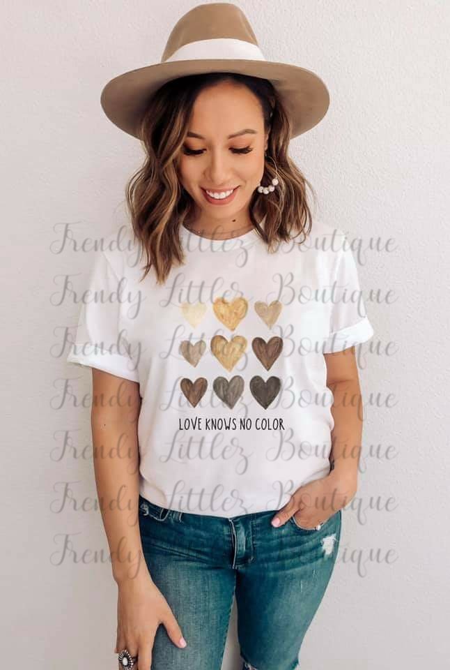 Baby_Mandy_'s tweet photo. Now available in unisex adult AND child sizes at https://t.co/DHcEAZ3Nm0 
#loveknowsnocolor #BlackLivesMatter https://t.co/ucH2aBNQH8