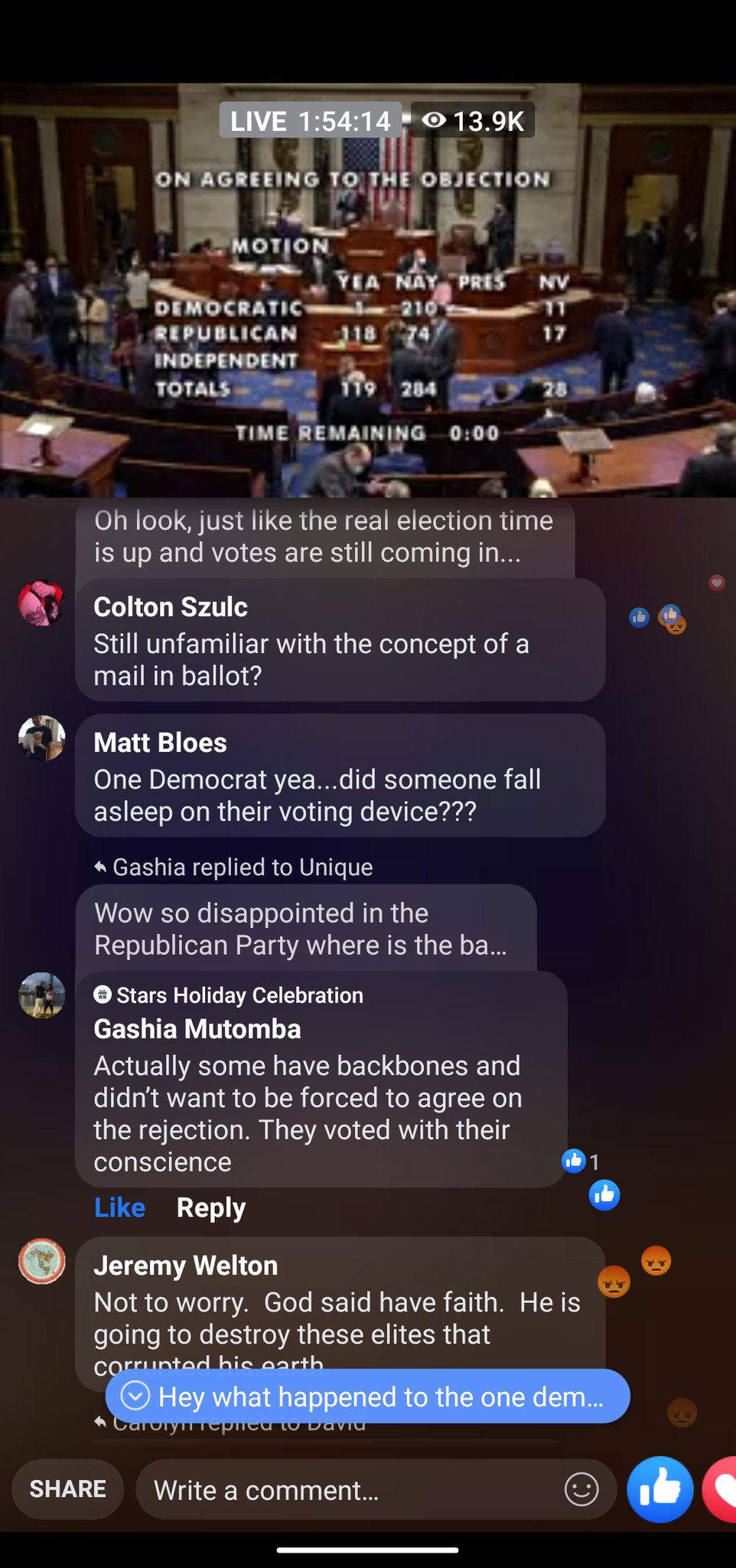 U can't make this up I watched and seen this LIVE..1 dem voted no then it went away...look at the time on here that 10:54pm... @OANN @realDonaldTrump @Mike_Pence @GovAbbott https://t.co/P1gNu7uD2l