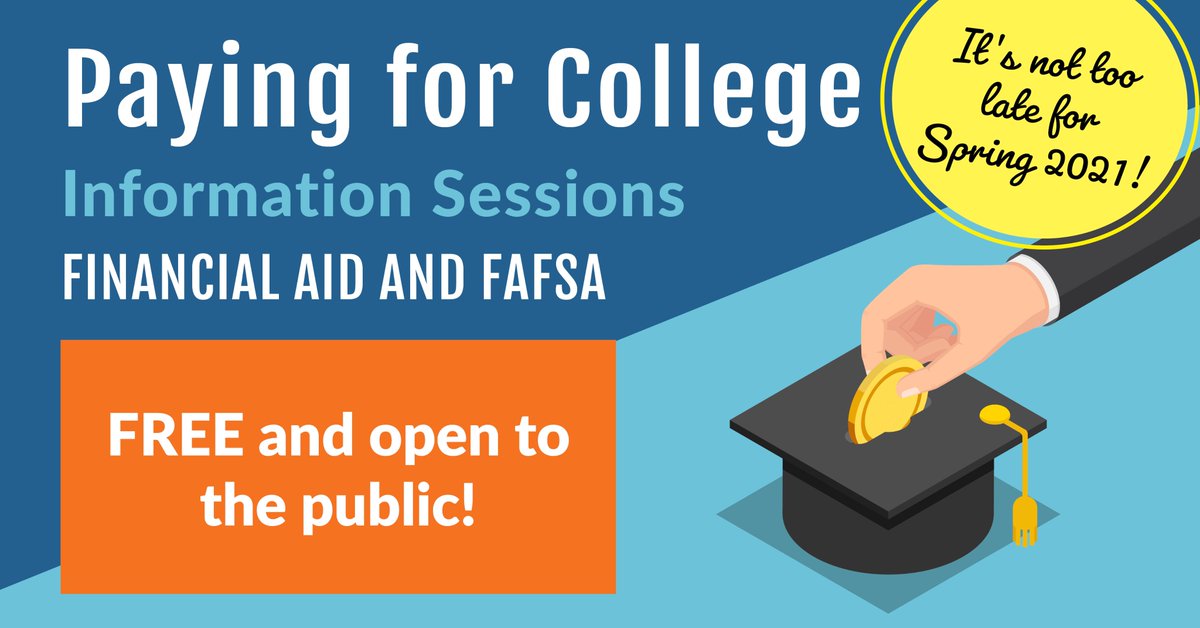 Paying for college can seem like a huge obstacle to starting a new career or moving forward in your current one. It's not too late to explore your options for Spring 2021 and not too early to start planning ahead! Join us for an online session Fri, Jan 8! ctc.uaf.edu/paying-for-col…