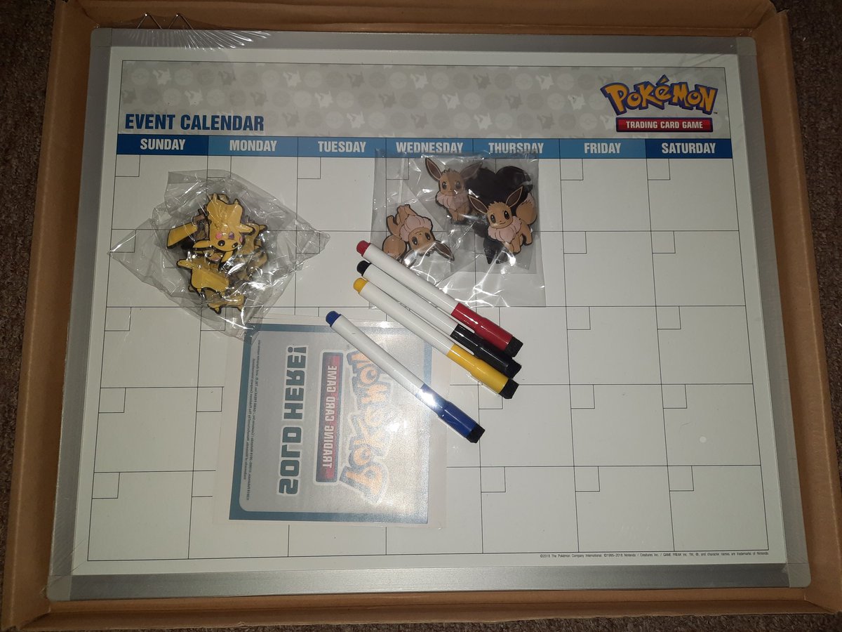 KevsGameRoom's tweet photo. Big shout out to my local card shop for hooking me up with this promo calender from ultra pro https://t.co/D6ruJO6Zbq