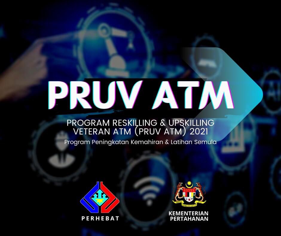 PERHEBATMy's tweet photo. PROGRAM RESKILLING & UPSKILLING VETERAN ATM (PRUV ATM) 2021
Veteran ATM dimohon kemaskini butiran utk #PRUVATM. Tuan/Puan boleh mengisi butiran di link berikut mengikut negeri
Perlis, Kedah & Pulau Pinang
https://t.co/aP4HGB41Lv
Perak
https://t.co/LaBKw22e2G https://t.co/FPyy5JbVKT