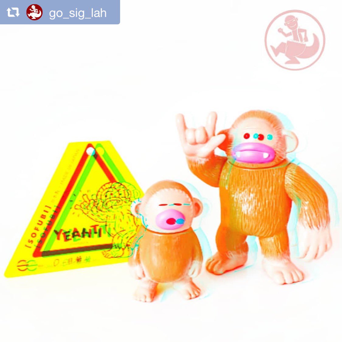 hariken_brand's tweet photo. Thank you🤟🐵✨
⠀
#repost @go_sig_lah
2021 #Sofubi kicking off with @harikenjp #YEAHTI and #Sare
✌🐵
#madeinjapan #softvi #Sofubitoys #madpandafactory
#hariken #smiletoys https://t.co/82QHVYfHne