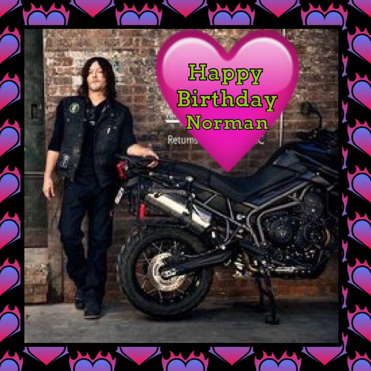 LovingYou1981's tweet photo. @wwwbigbaldhead
Happy Birthday Babe🎂🎉🎈
Ur amazing, hope u had a great B-day, love u forever &amp; always
#NormanReedus #HappyBirthdayNormanReedus #BirthdayWishes https://t.co/fhIRzy3O1k