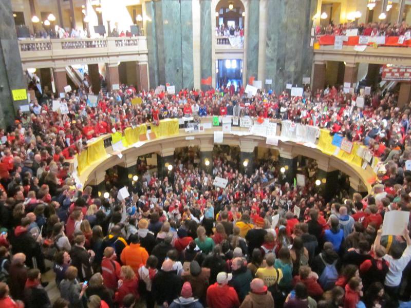 Photos of Capitol buildings in the US being overrun and under siege by lefty Dems over the last decade.Those things were covered as great activism, and Cons did not attack it as anti-democratic since media didn’t cover it as such. Cons whine about media but parrot media.