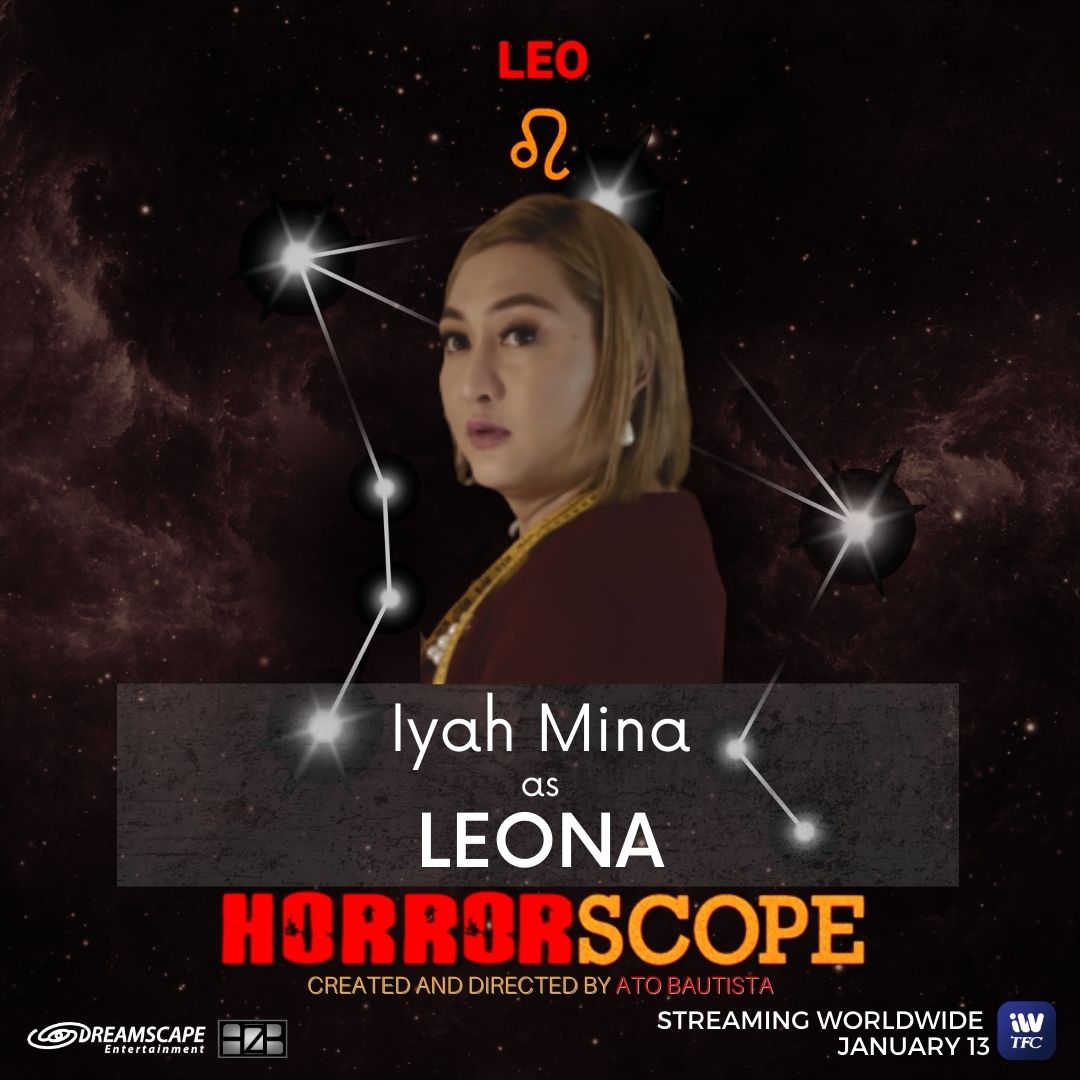 Matatakot at matatawa ka kay <a href="/Real_iyahmina/">Iyah Mina</a> bilang LEONA sa #Horrorscope streaming worldwide starting January 13 on iWantTFC!