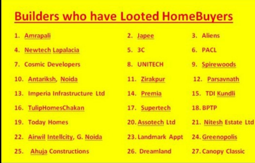 PritiNath9's tweet photo. @InderpalSinghD2 @HbJaypee @HardeepSPuri This is biggest fraud of the century. Properties on paper hve been sold legally 2lacs of innocent #CheatedHomeBuyers Govt is aware of the fraud but no action. VR fighting legal battle but no use. Moreover fraud is continued in terms of taking regular EMIs & new projects. #StopEMI https://t.co/VDVYTRR8NP