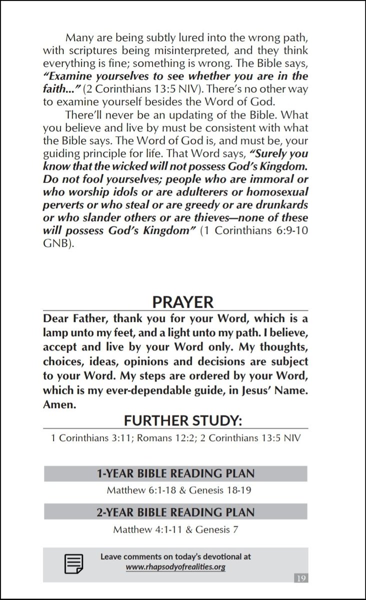 bidemie's tweet photo. It’s like what you find in certain circles today; while the Word of God teaches, “Love who you marry,” they say, “Marry who you love.” What are they aiming at? The idea of same-sex marriage! So, a man can say, 
“Well, marriage is about love; I’m in love with another 
man.” https://t.co/se50O96OC8