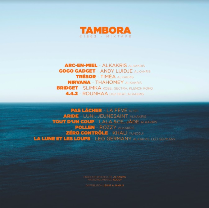16x16FR's tweet image. #TRACKLIST : Découvre la tracklist du projet "Tambora" de 1863, dispo à 00h !
Avec : @lalalipsbby , @jeunejade , @XTRMSLIMKA , @chrissimen , @thvhomey , @AndyLuidje , #Timea, @rounhaa , @Lafeve7 , @y0luni , @jeunesaint1 , #Rozzy, #Khali et #LeoGermany
@1863fr