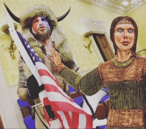 "Сміливіше, сміливіше!": У мережі помітили вигуки російською мовою під час штурму будівлі Конгресу США - Цензор.НЕТ 743