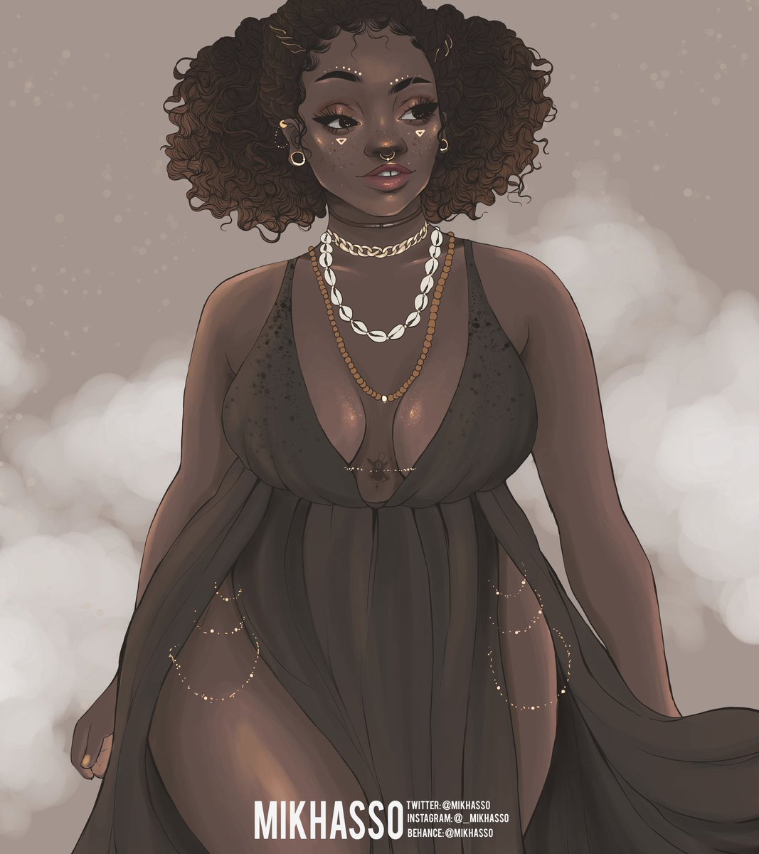 mikhasso's tweet photo. Um dia desses me marcaram num post onde imaginavam a Gloria de Madagascar como uma mulher negra com o cabelo afro e eu achei GENIAL e como me pediram para desenhar, aqui está a minha versão humana dela ♥

Espero que gostem desse desenho, que inclusive é um dos meus favs agora ♥ https://t.co/iPyE6UUT9L