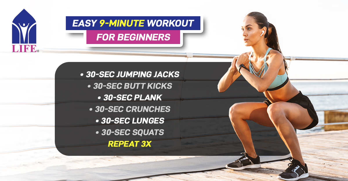 lifepharmacyme's tweet photo. Here's an easy 9-minute workout that's perfect for beginners 🙌
NOTE: If you can't complete the full 9 minutes during the first few times, it's totally okay to work up to it. The good thing is that you started 💯
#LIFEPharmacy #FitnessFridays #WorkoutForBeginners #EasyWorkout https://t.co/QxVRtw7VeR