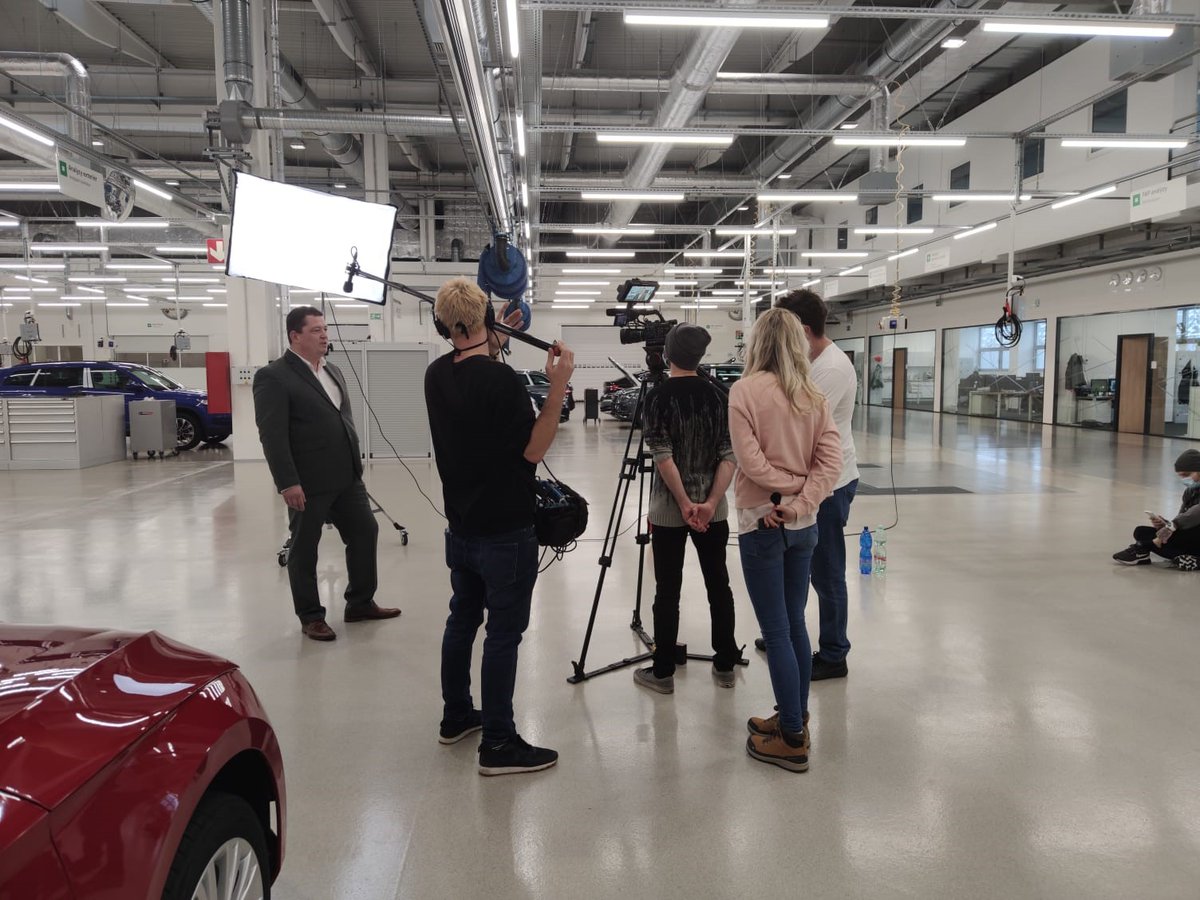 MarSpittova's tweet image. Today’s shooting in #Kvasiny to raise the interest of students for technical education. Coming soon!
@skodaautonews
