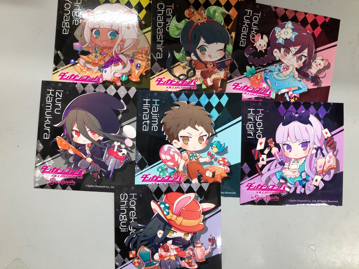 入荷情報】 ダンガンロンパ スイパラ コラボステッカー入荷です