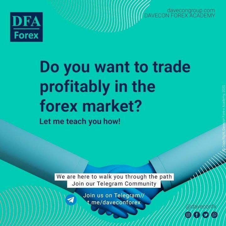 daveconfx's tweet photo. Do you want to trade profitably in the Forex market? Let me teach you how.
.
Join our free Telegram channel now, click on bio to join!
.
.
#daveconforexacademy #davconfx #forex #capitalmarket #likes #ability #besttraders #traderoftheweek #2021forexanalysis #trendingforextopi… https://t.co/8hpDwJ7Qrb
