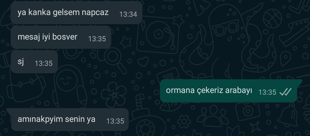 Mala bak mala sohbet muhabbet işte ne istiyorsunuz benden