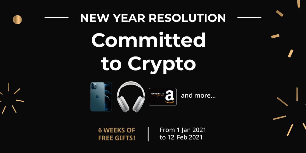 AAXExchange's tweet image. ➡️ Join us tomorrow for the second week of our #committedtocrypto giveaway! 

Prizes and more details to be revealed 08 January, right here on @AAXExchange!