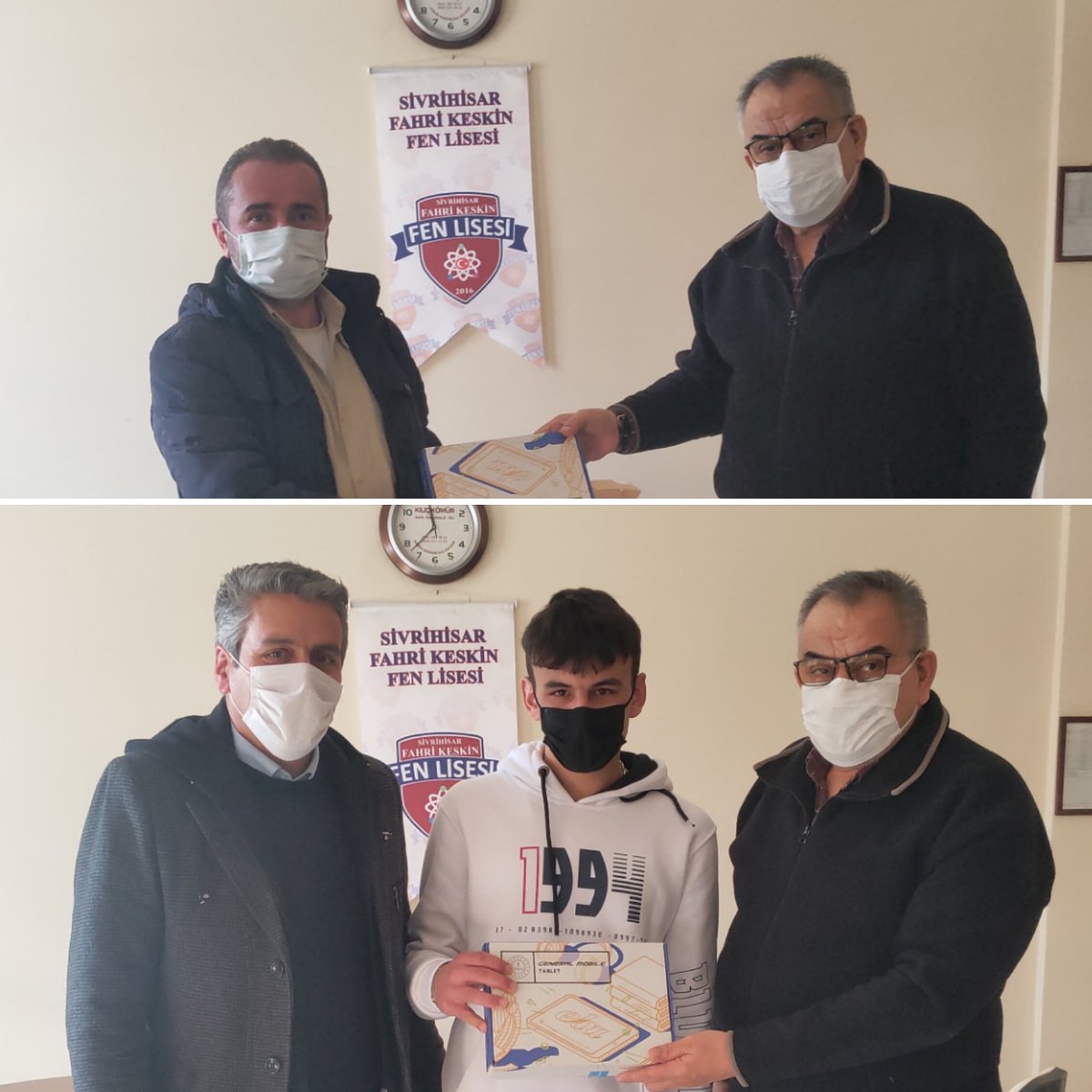 Millî Eğitim Bakanlığı tarafından gönderilen tabletleri öğrencilerimize dağıtmaya devam ediyoruz. @aakinci26 <a href="/hkncrt1/">hkncrt</a>