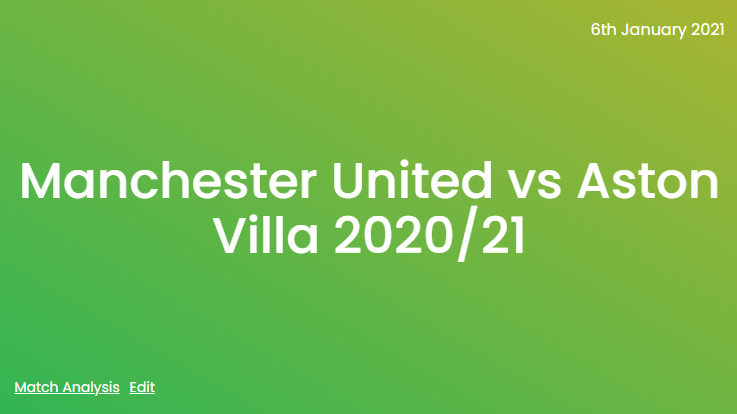 In a match that was the most thrilling in the seventeenth round of the English <a href="/premierleague/">Premier League</a>, <a href="/ManUtd/">Manchester United</a> were able to seize the victory and three points from <a href="/AVFCOfficial/">Aston Villa</a>  and join Liverpool on 33 points. <a href="/mostafa_1O/">Mustapha</a>
provides analysis of the match
esdfanalysis.com/match-analysis…