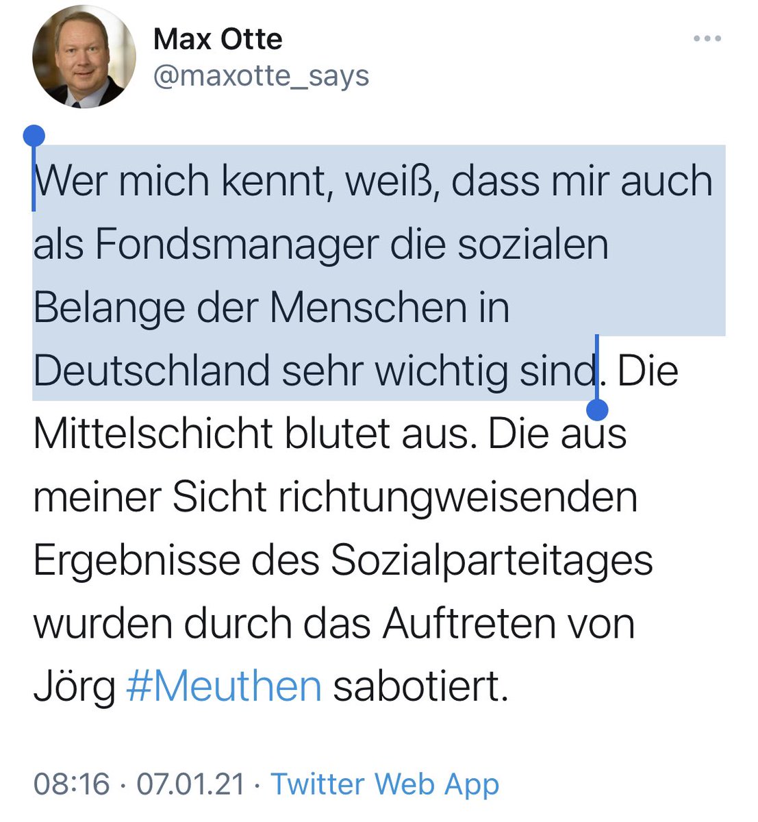Dr Meron Mendel On Twitter Max Otte Der Erste Fondsmanager Dem Soziale Belange Wichtig Sind Tritt Aus Dem Kuratorium Der Volkischen Erasmus Stiftung Zuruck Was Sagt Wohl Frau Steinbach Dazu Https T Co S1nzqzqham