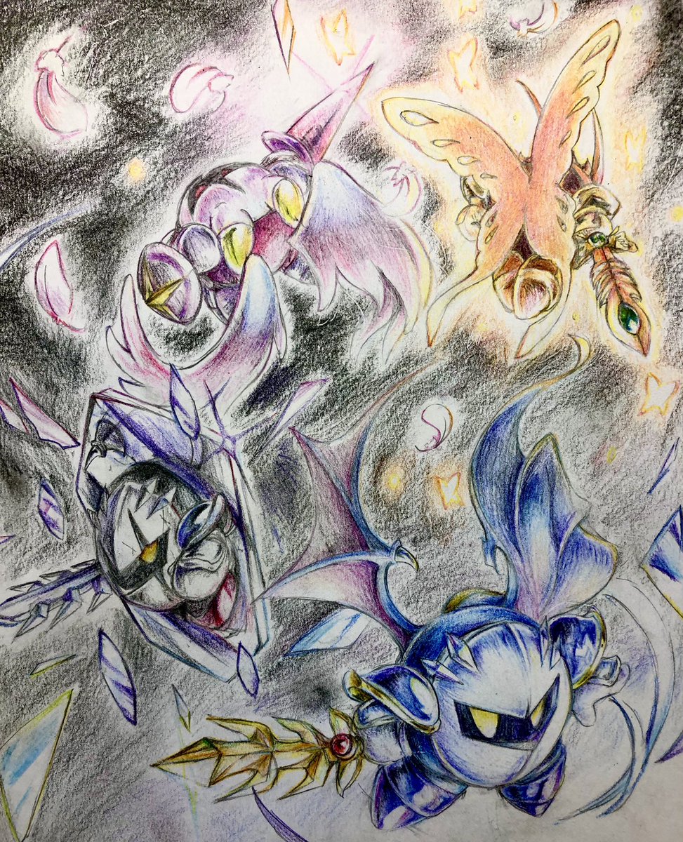 飴玉 カービィ カービィ好きと繋がりたい メタナイト 年末に描いた4騎士をデジ化 2枚目は以前投稿した色鉛筆ver です 比較用 それぞれの立ち位置やパーティクルをちょっと変えました 大分日が空いてしまいましたね 厚塗りめっっっっっちゃ 飴玉 カービィ カービィ好きと繋がりたい メタナイト 年末に描いた4騎士をデジ化 2枚目は以前投稿した色鉛筆ver です 比較用 それぞれの立ち位置やパーティクルをちょっと変えました 大分日が空いてしまいましたね 厚塗りめっっっっっちゃ