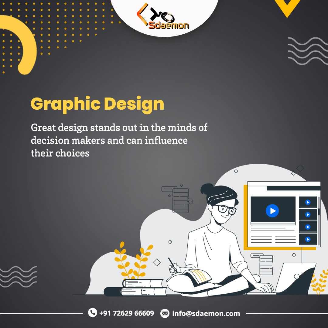 SdaemonAdmin's tweet photo. Designing is at the heart of everything we do. We believe in creating designs that deliver. We believe every creative sends a message. The layout, design, colors &amp; font all speak for the brand. 
Visit: https://t.co/mTPnDqOnNz
#SdaemonInfotech #business #branding #socialmedia https://t.co/N8GyCjjKyL