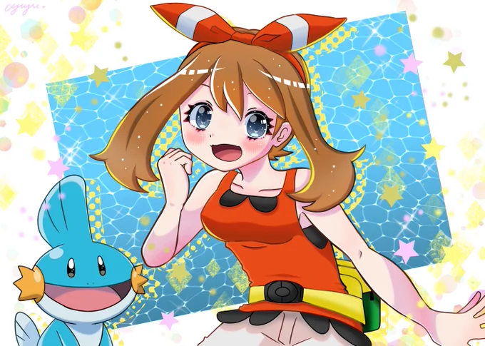 ハルカ&amp;ミズゴロウ(May&amp;Mudkip) 
