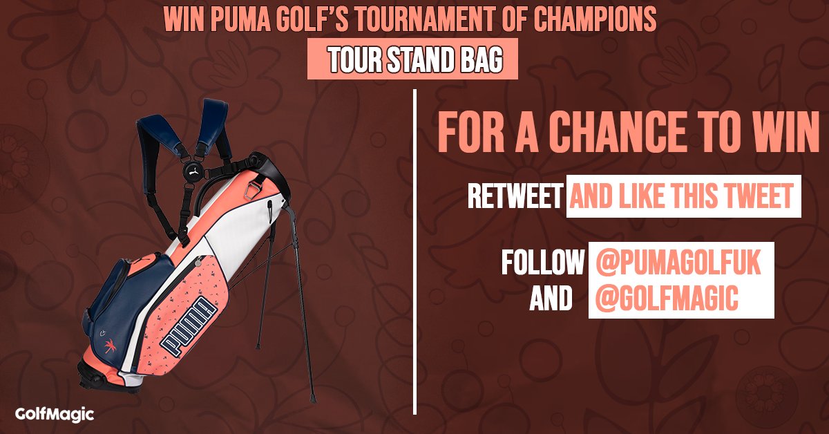 GolfMagic's tweet photo. Fancy winning a NEW 
@pumagolfuk tour stand bag? 🤑

TO ENTER:

1. RETWEET and like this tweet 💪 
2. FOLLOW @GolfMagic and @pumagolfuk 😎

*Competition closes 15/01/21
*Winners will be notified by DM

Good luck! https://t.co/nbIJq5bRG6